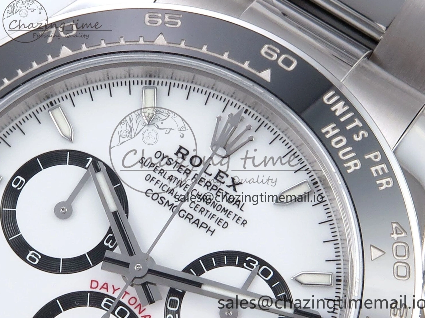 MiroTime 0323 Refined Daytona 126500 VSF 1:1 Best Edition 904L Steel White Dial on SS Braclet DD 1238